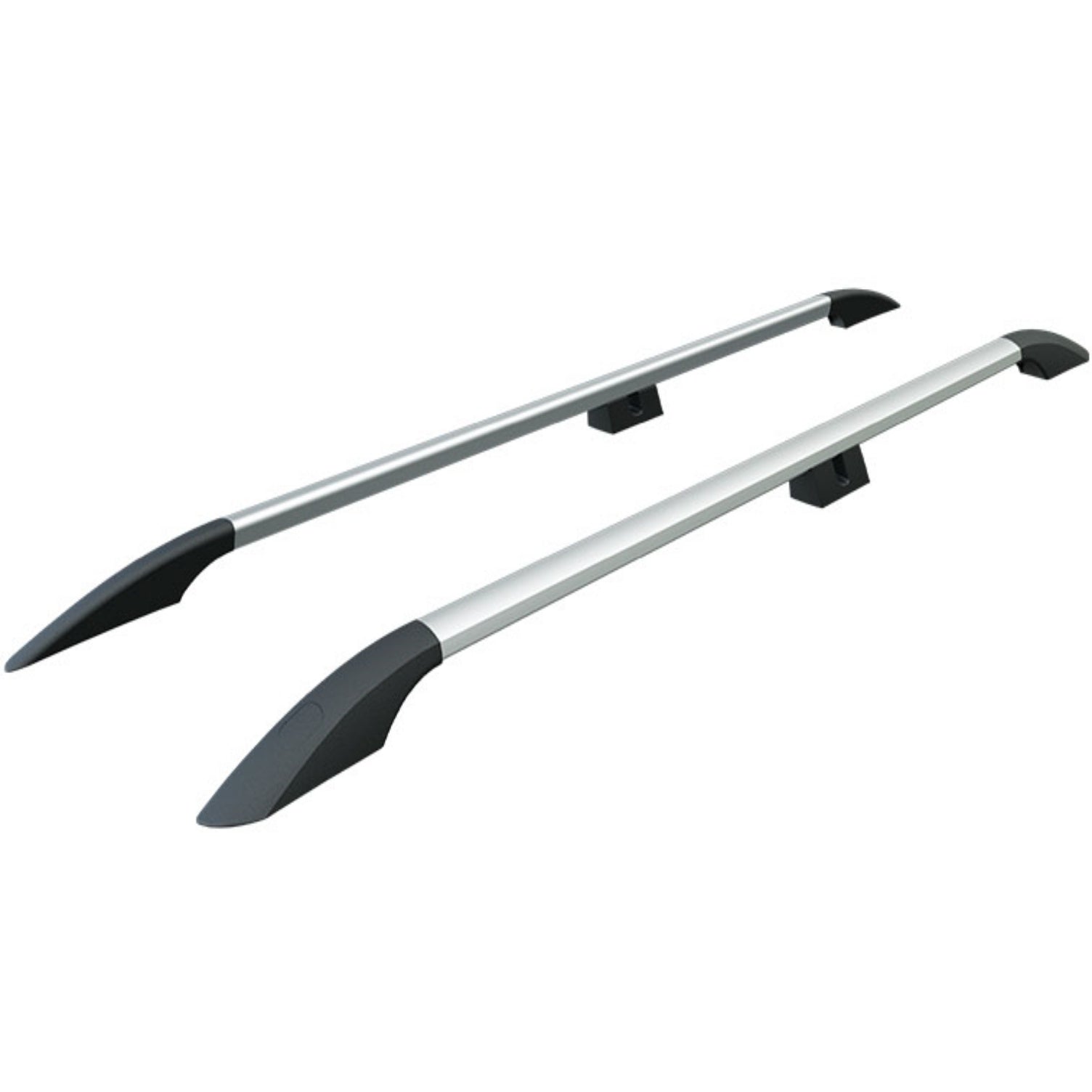 For Renault Kangoo Swb Short Roof Side Rails, Plus Silver 2021- Up For Renault Kangoo Swb Short Roof Side Rails, Plus Silver 2021- Up